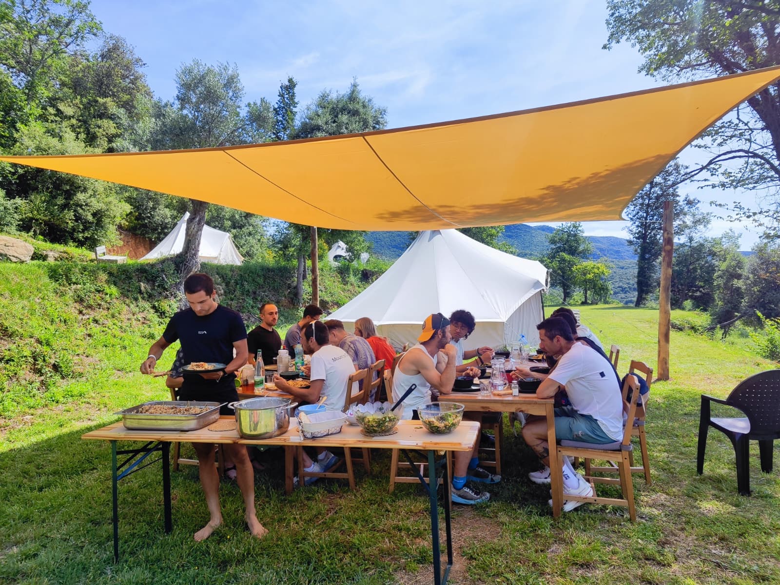 Picnic and barbecue area